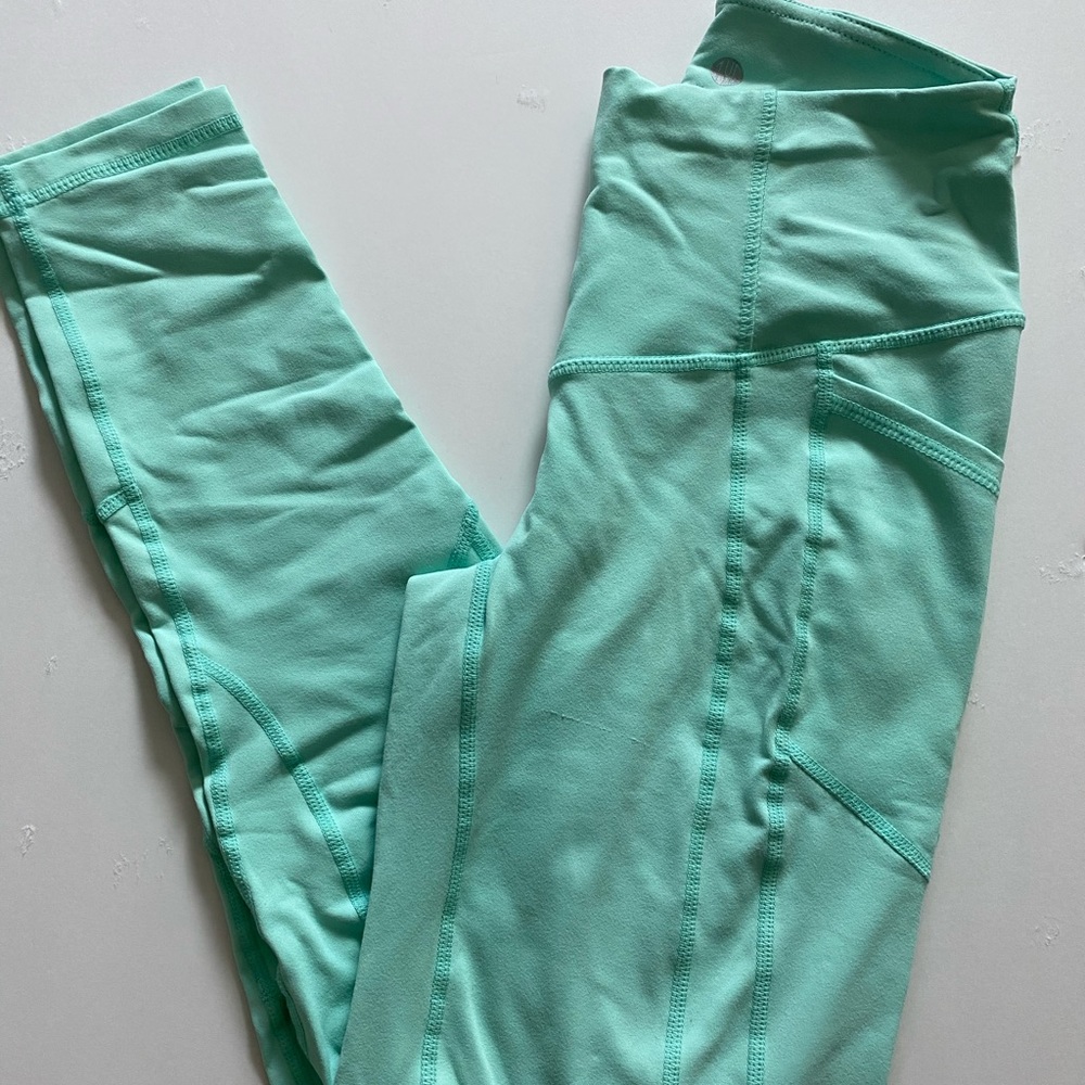 Mint Green Til You Collapse High Waisted L…